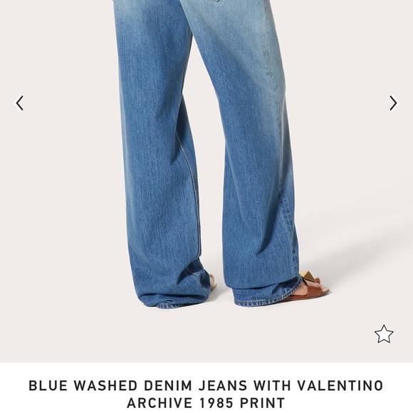 NWT Valentino DENIM JEANS ARCHIVE 1985 PRINT 26 - Picture 2 of 7